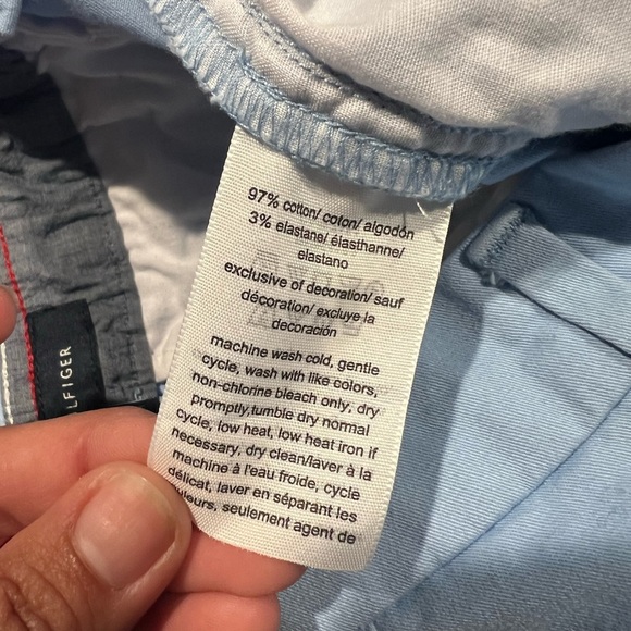 Tommy Hilfiger Women's Light Blue Pants Size 2 Work Wear Business - Picture 6 of 9